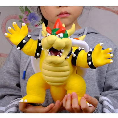 Anime Mario Super Brothers Action Figure – White Mushroom Collectible Toy Doll for Kids Birthday Gift