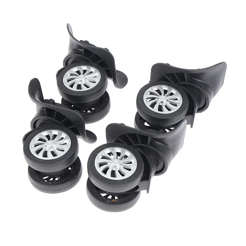 Universal 360° Swivel Suitcase Wheels — Replacement Trolley Luggage Wheels