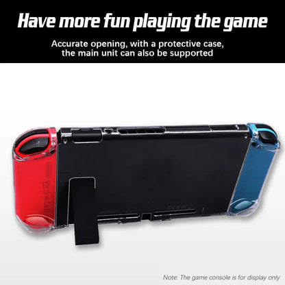 High Transparency PC Protective Case for Nintendo Switch – Ultra-Thin Full Coverage Handle & Split Protection