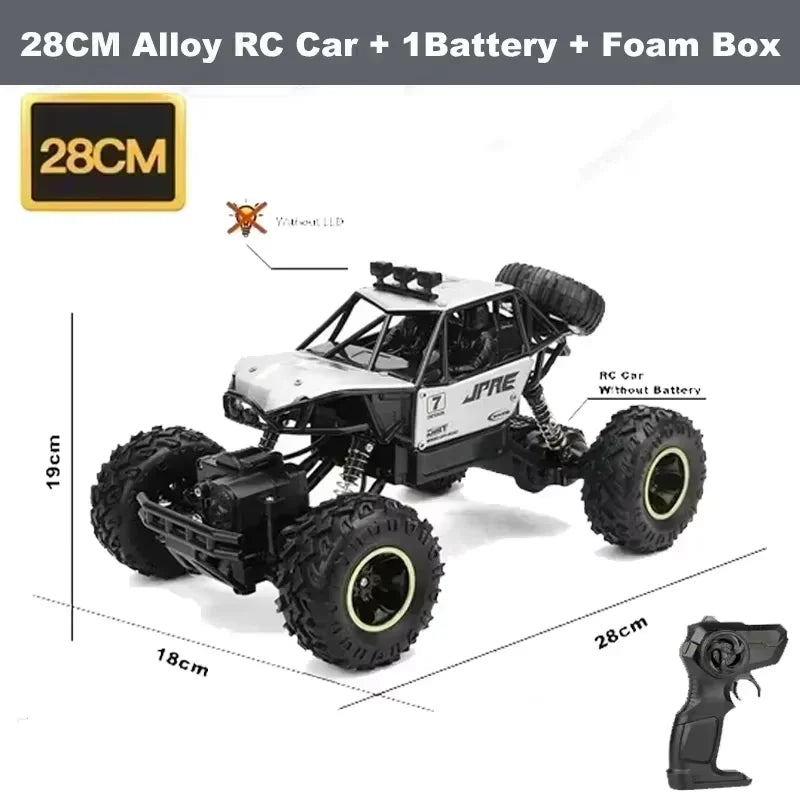 1:12 RC Off-Road 4WD Monster Truck – High-Speed 20Km/h All-Terrain Remote Control Car for Adults & Beginners