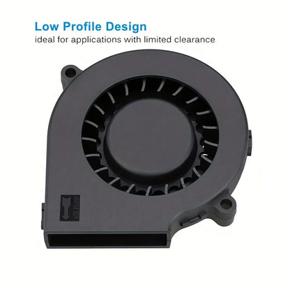75mm USB Turbo Fan Cooling Blower - Brushless 3D Printer Extruder, DC Cooler for PC, CPU, Power Inverter Air Pump