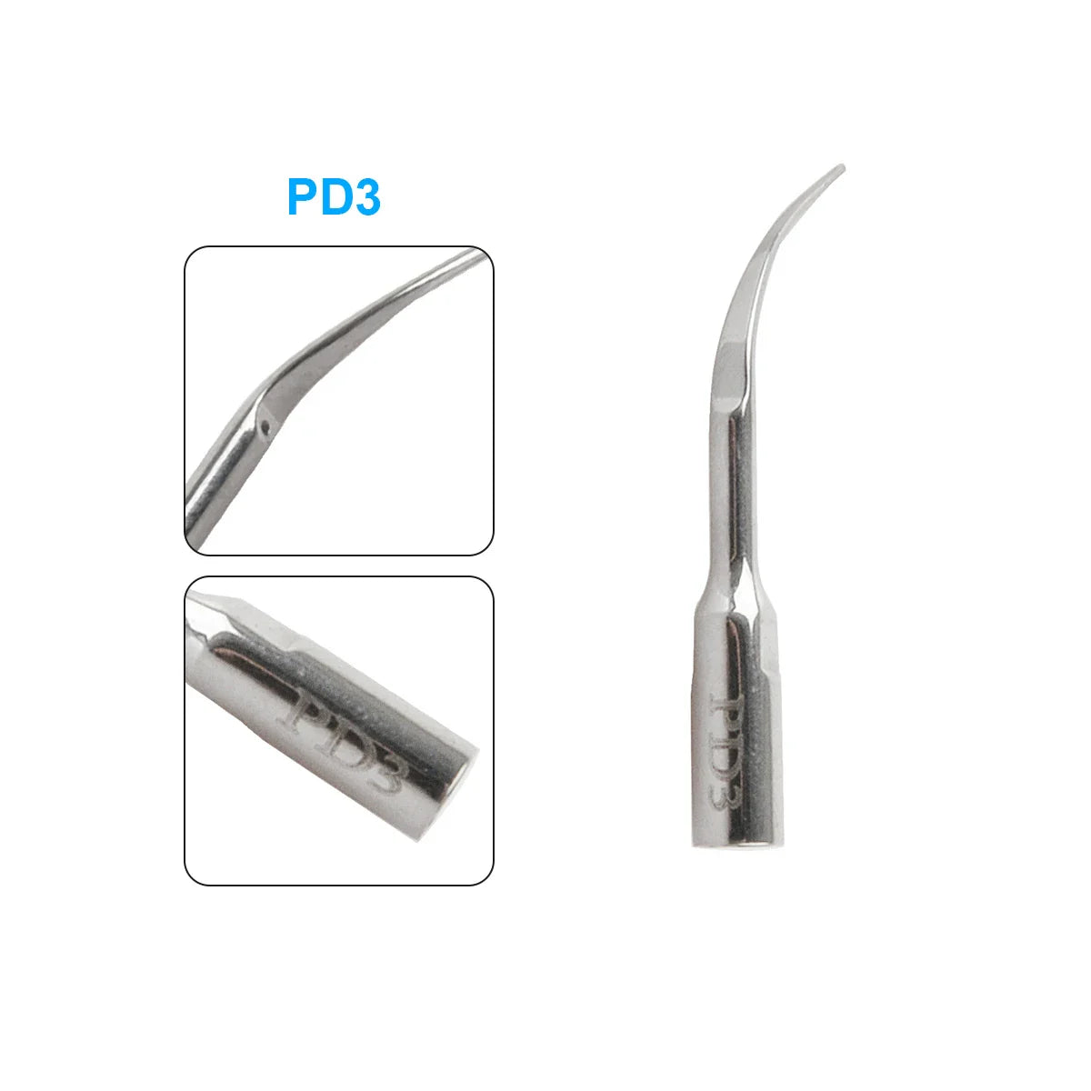 AZDENT 5pcs Dental Scaler Tips – Compatible with EMS, WOODPECKER, SATELEC, DTE, NSK Ultrasonic Scalers