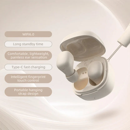 MINISO Bluetooth 6.0 Earbuds - Ergonomic HiFi Stereo Gaming Earphones with Microphone