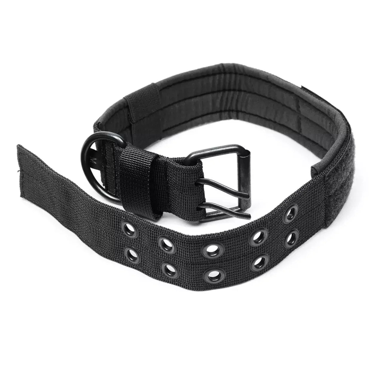 Adjustable Reflective Nylon Dog Collar – Heavy Duty Tactical Training Collar for German Shepherds