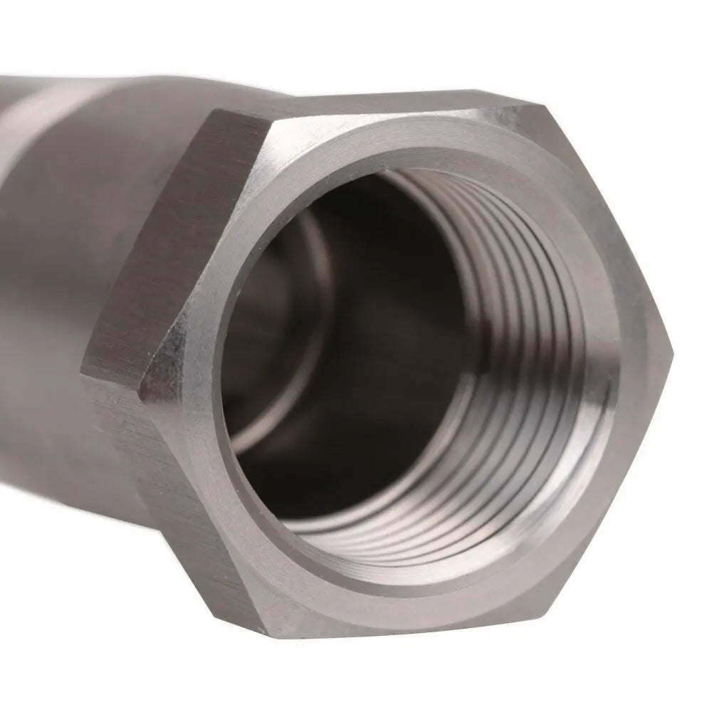 Universal M18*1.5 Oxygen O2 Sensor Extension Spacer - Stainless Steel Adapter for Auto Parts, Internal Thread Filter Connector