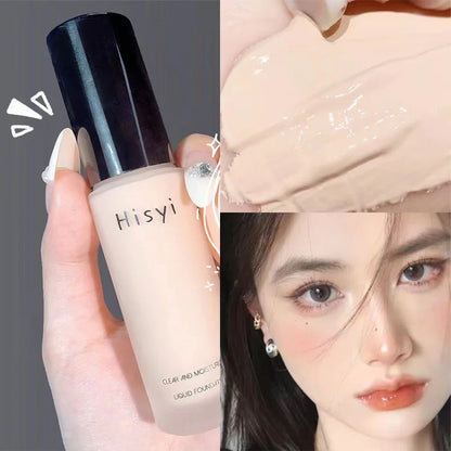 Natural Liquid Foundation – Flawless Coverage, Lightweight & Transparent Concealer for Smooth Skin