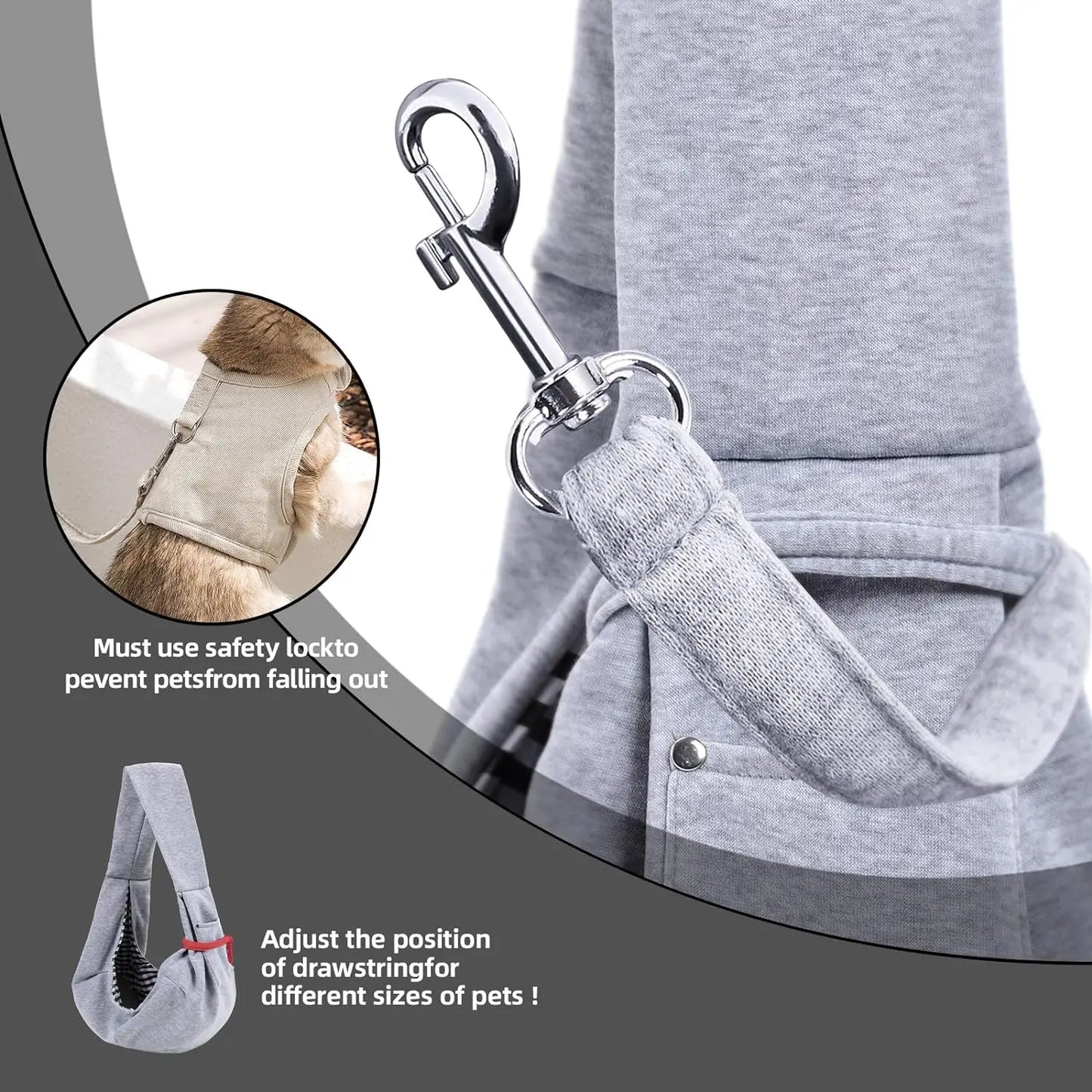 Cotton Comfortable Dog Bag – Pet Crossbody Shoulder Sling for Outdoor Travel, Portable Cat & Puppy Carrying Supplies