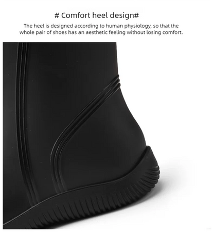 Men’s Waterproof Rain Shoes – Four-Season Non-Slip Soft Sole Outdoor Work & Water Boots