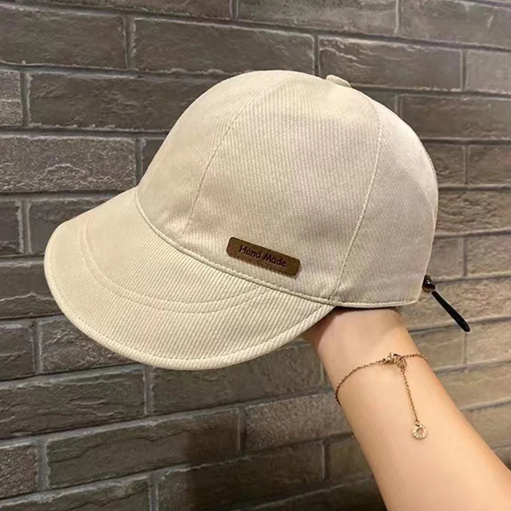 Women's Foldable Sunhat - Stylish Summer Outdoor Fisherman Hat for Sunscreen and UV Protection, Adjustable Cotton Wide Brim Bucket Cap