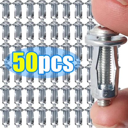 Petal Screw Jack Nuts & Expansion Plugs – Curtain Clamp, Rivet Lock Bolt, and Wall Fasteners