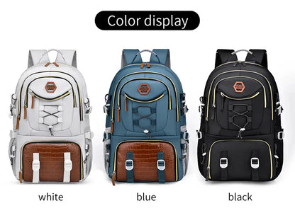 Outdoor Travel Backpack – Large Capacity Sports & Camping Knapsack for Men & Women, Laptop Bag with Shoes Pocket