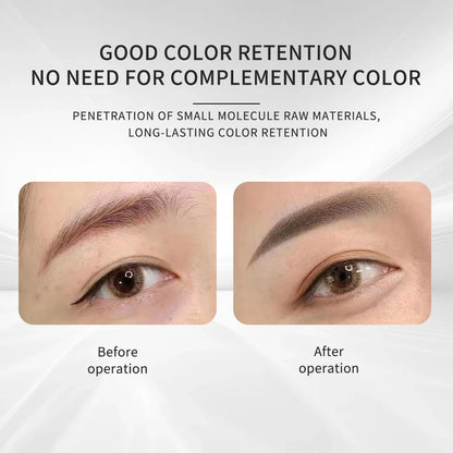 AIMOOSI 18-Color Eyebrow Micropigmentation Pigment — Semi-Permanent Organic Tattoo Ink for Eyeliner & Makeup Supplies