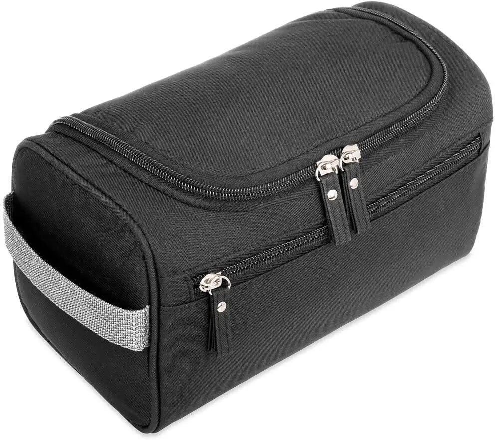 Portable Waterproof Makeup Bag – Unisex Cosmetic Organizer and Toiletry Hanging Pouch for Women and Men