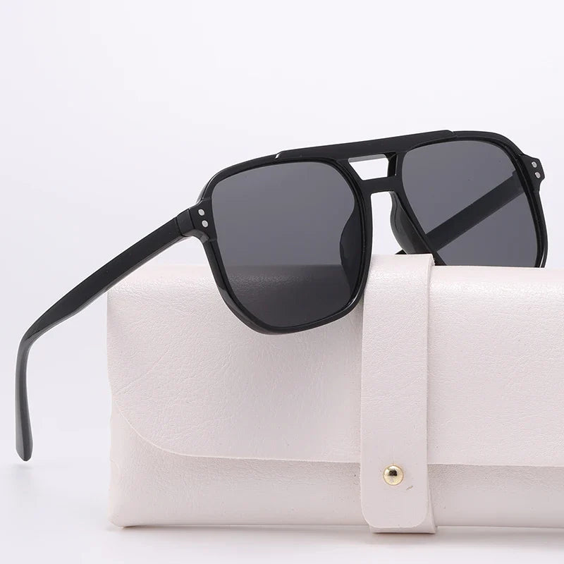 2024 Luxury Polarized Sunglasses for Men — High-End Square UV400 Driving Eyewear & Fashion Travel Sun Glasses