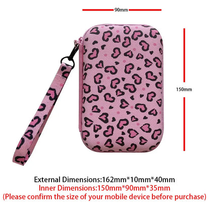 Lanyard Storage Bag Case for R36S/R36H/RG35XX/R36 Ultra/K36 — Protective Handbag Pouch for Video Game Console Accessories
