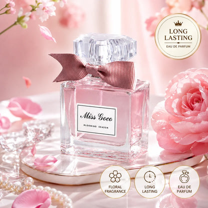 50ml Floral Sweetheart Eau de Toilette - Long-Lasting Portable Travel Perfume Gift