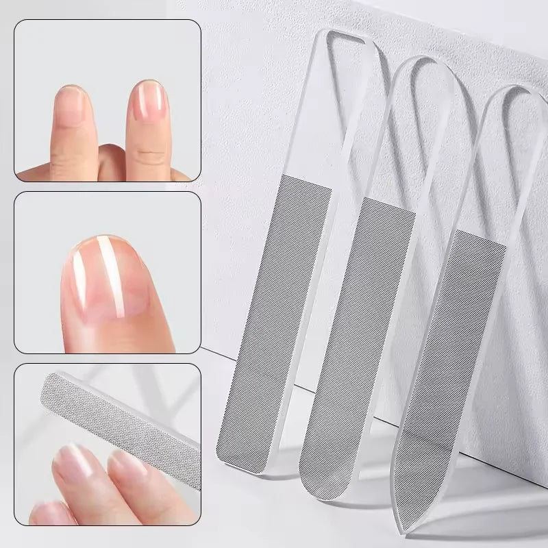 Nano Glass Polishing File – Washable Friction Tool for Gundam Models, Nail Repair & Hobby Finishing