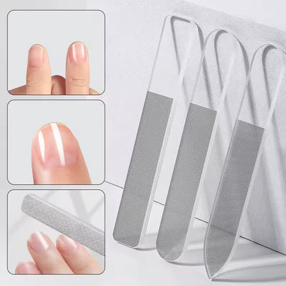 Nano Glass Polishing File – Washable Friction Tool for Gundam Models, Nail Repair & Hobby Finishing