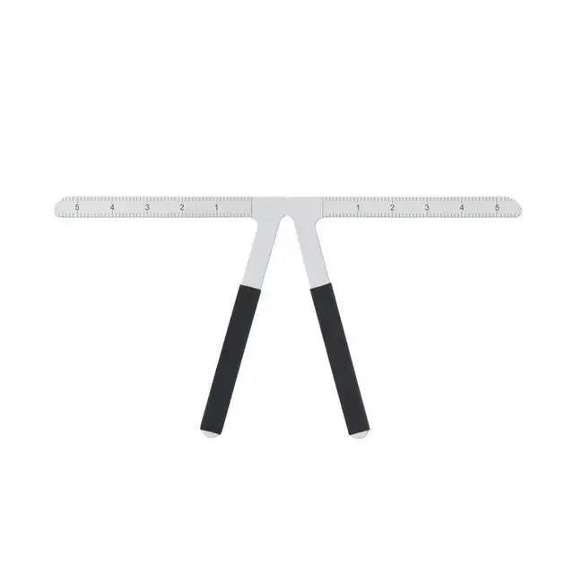 Metal Eyebrow Tattoo Stencil Ruler – Microblading Positioning & Permanent Makeup Measuring Template