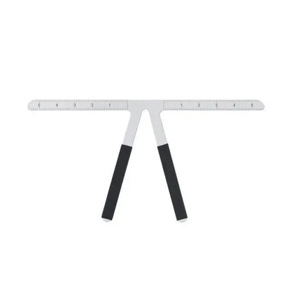 Metal Eyebrow Tattoo Stencil Ruler – Microblading Positioning & Permanent Makeup Measuring Template