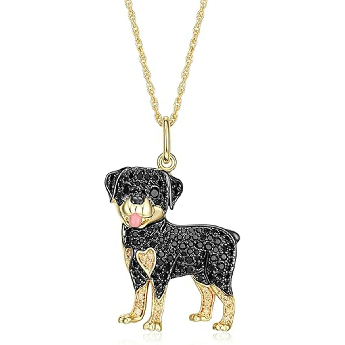 Schnauzer Dog Pendant Necklace – Cute & Elegant Puppy Jewelry for Women, Perfect Gift for Dog Lovers