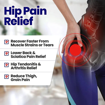 Professional Hip Brace – Thigh Compression Sleeve for Sciatica, Hamstring & Groin Pain Relief