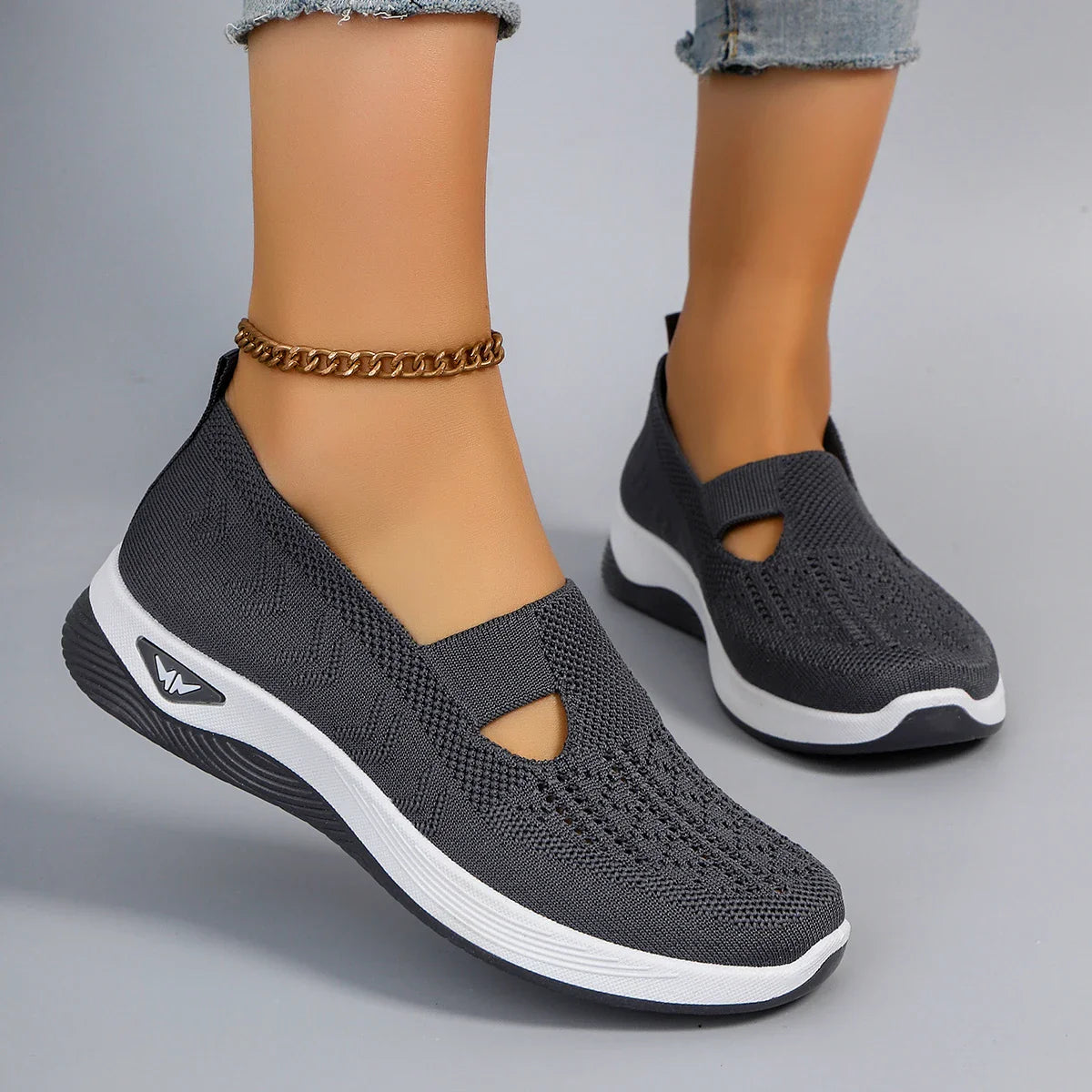 Spring Women's Sports Shoes – Breathable, Lightweight, Non-Slip, Wear-Resistant Casual Sneakers
