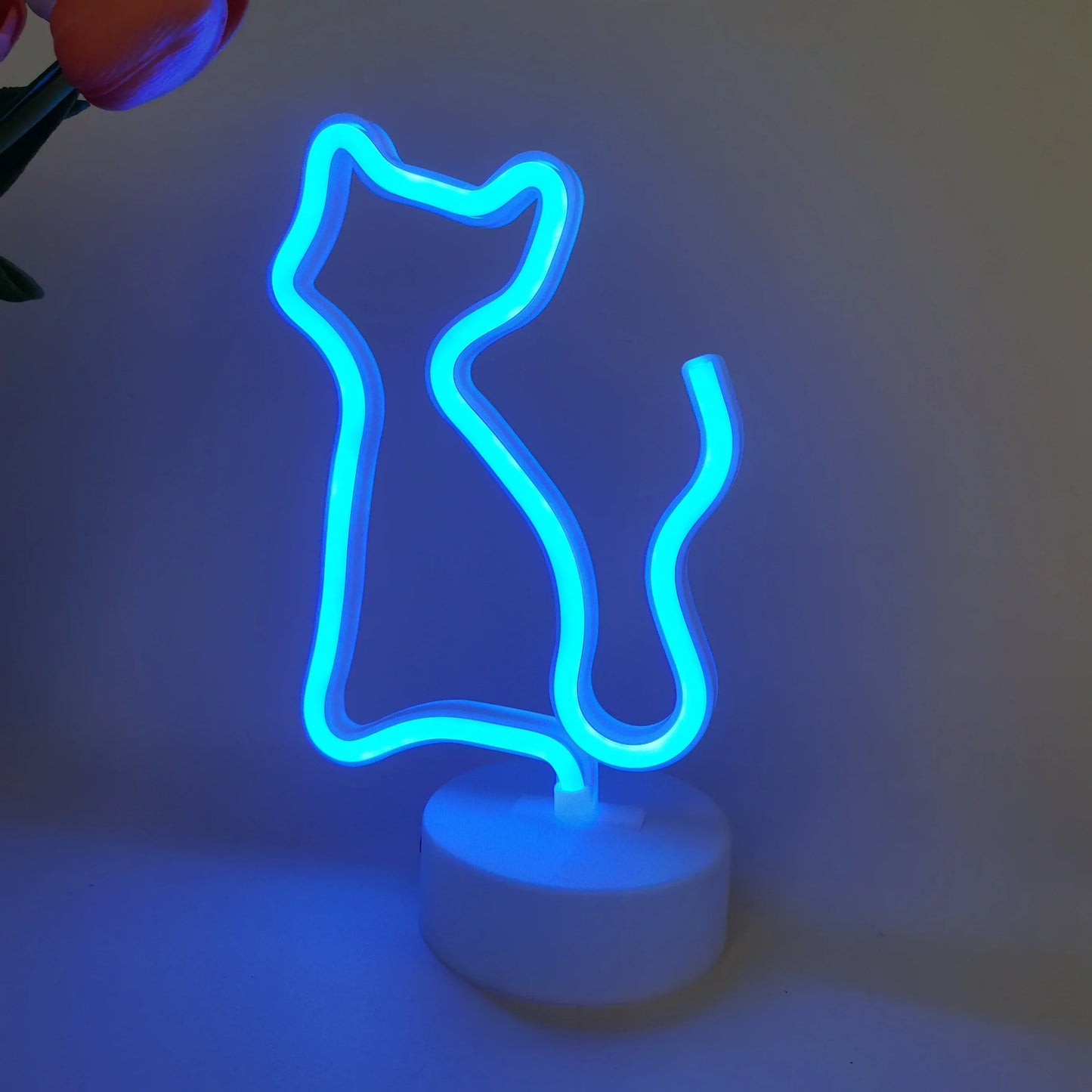 Countertop Decorative Neon Sign – USB or Battery-Powered Night Light for Holiday, Party, Kitchen & Home Decor