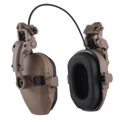 Active Helmet Mounted Earmuffs – Electronic Hearing Protection, Noise Reduction Headphones for Shooting & Hunting