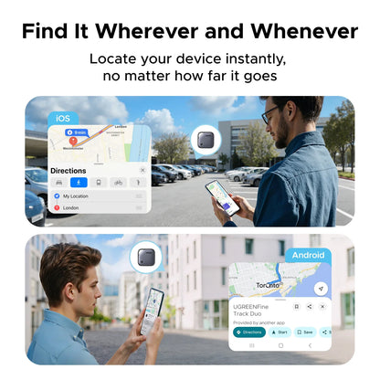 UGREEN Smart Bluetooth Tracker Card - Apple Find My & Android Find Hub Compatible