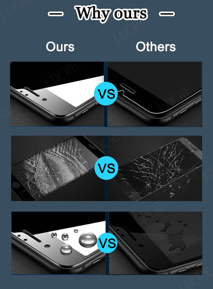 4 Pack Samsung Galaxy A52 Screen Protector – 9H Tempered Glass Full Cover with Strong Adhesive