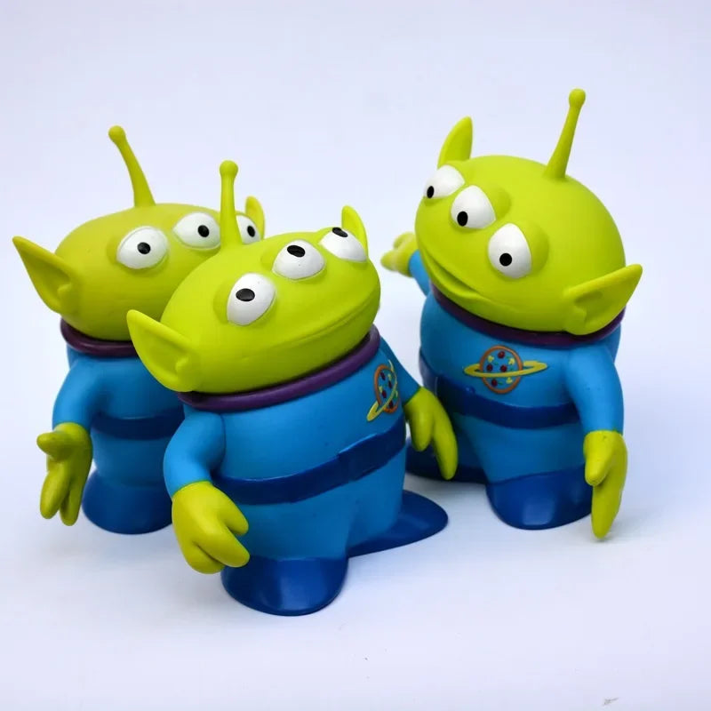 Toy Story Woody & Green Alien Figures - 15cm Cartoon Collection Figurine, Cosplay Model & Gift