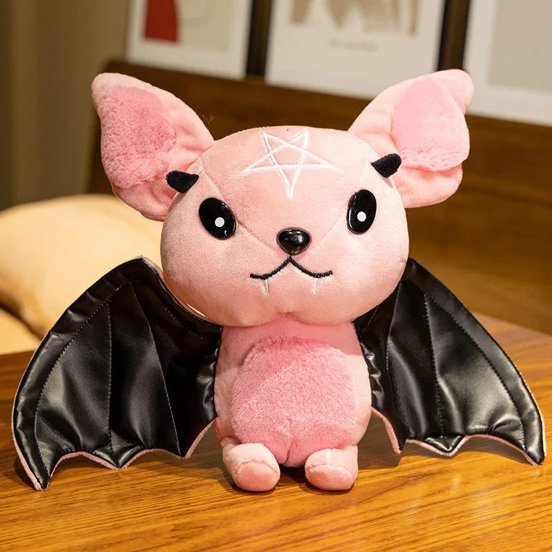 Cute Dark Series Bat Plush Doll – Halloween Party Decor, Festival Ornament & Household Gift