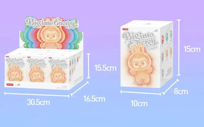 Labubu V3 Blind Box Figure — 100% Original Big Into Energy Monster Pendant | Genuine Anime Doll Action Figurine
