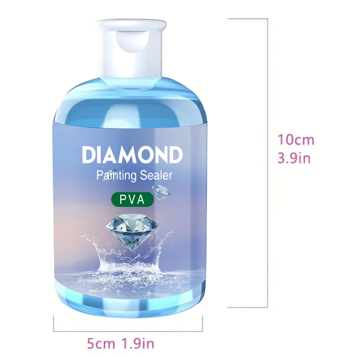 Diamond Painting Sealer Glue Kit - 120ML Puzzle Glue with 3 Brushes and Accessories