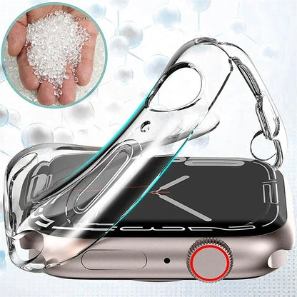 Soft TPU Full Case Screen Protector for Apple Watch Series 2-10 & SE/Ultra – 41mm-49mm iWatch Cover