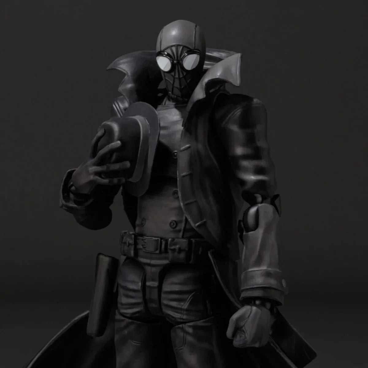 Spider-Man Noir Marvel Legends SHF Action Figure – Peter Parker Ultimate Black Spider-Man Earth-90214, Kids Gift Toy