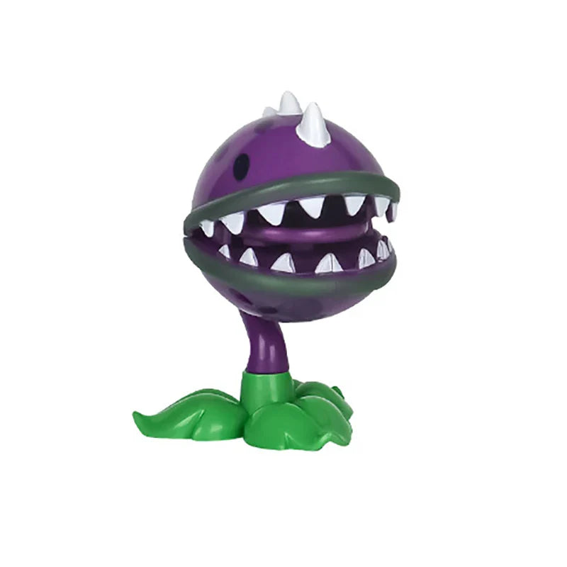 Plants vs Zombies Anime Action Figures – Peashooter & Pirate Zombie Model Set, Collectible Game Characters Kids Toy Gift Statue Figures