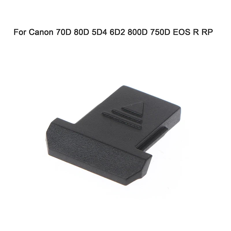 Canon Black Hot Shoe Cover – Protective Cap for EOS 70D, 80D, 5D Mark IV, 6D Mark II, 800D, 750D, R, RP Cameras