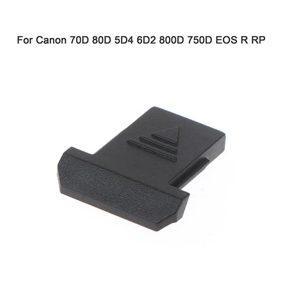 Canon Black Hot Shoe Cover – Protective Cap for EOS 70D, 80D, 5D Mark IV, 6D Mark II, 800D, 750D, R, RP Cameras