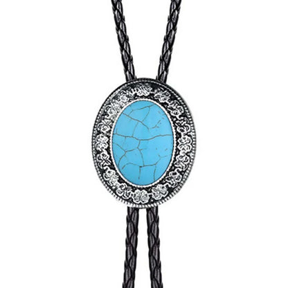 Golden Adjustable Cowboy Bolo Tie – Western Bull Head Pendant Necklace & Men’s Garment Accessory