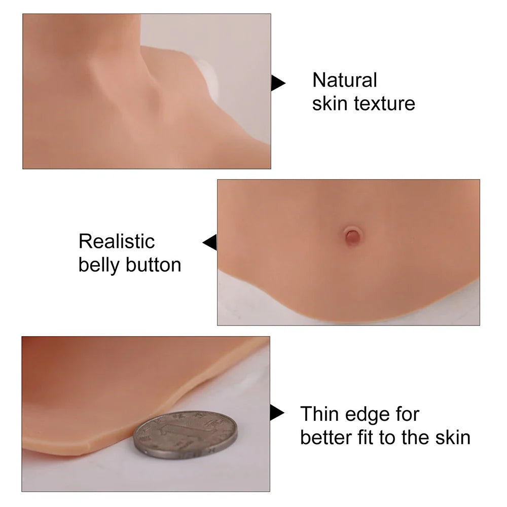 Eyung Silicone Fake Breasts – H Cup Crossdresser & Transgender Bodysuit Breastplate