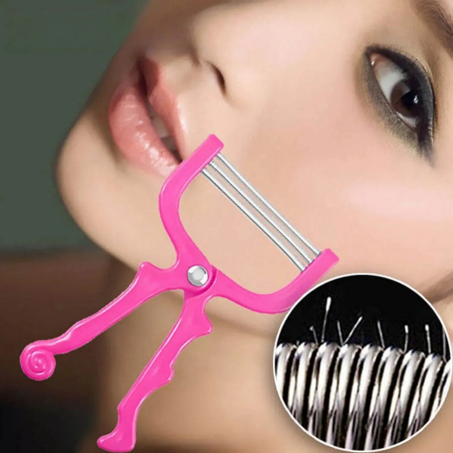 Manual Facial Hair Remover Epilator – Beauty Threading Tool for Women’s Shaving