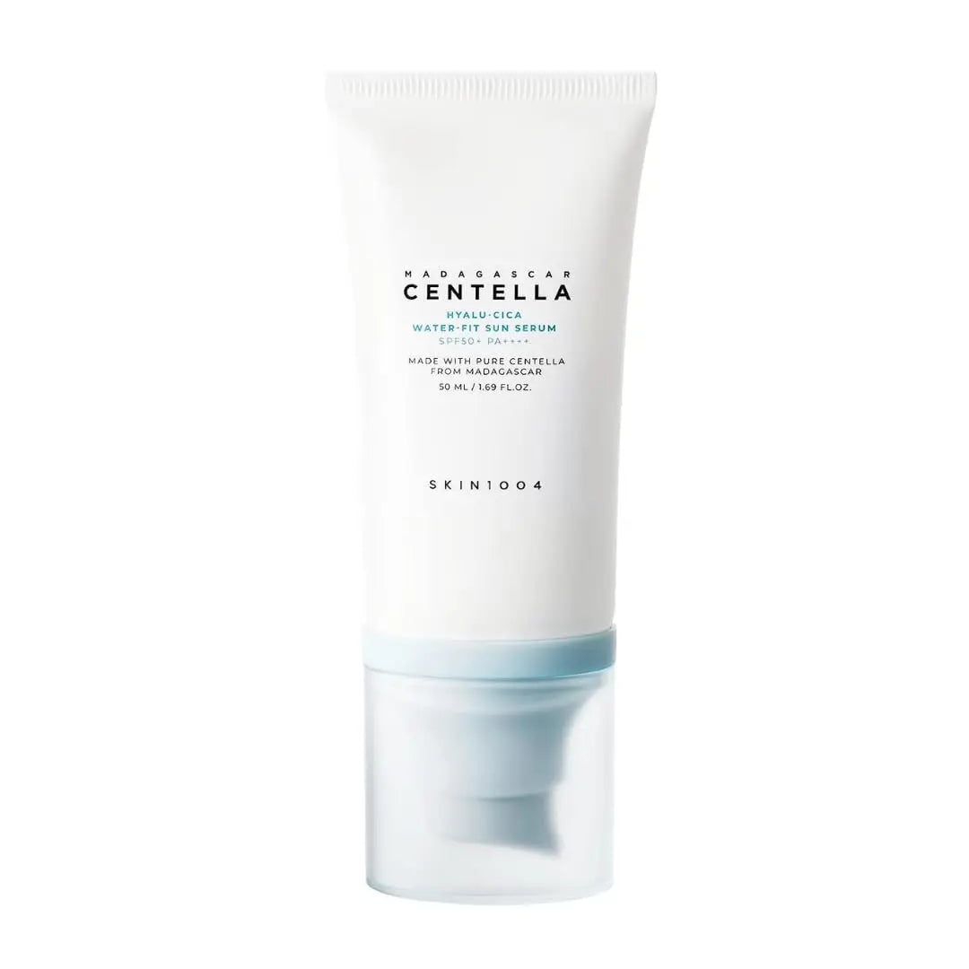 SKIN1004 Korean Centella Sun Serum SPF50+ — Hyaluronic Acid UV Protection for Sensitive Skin