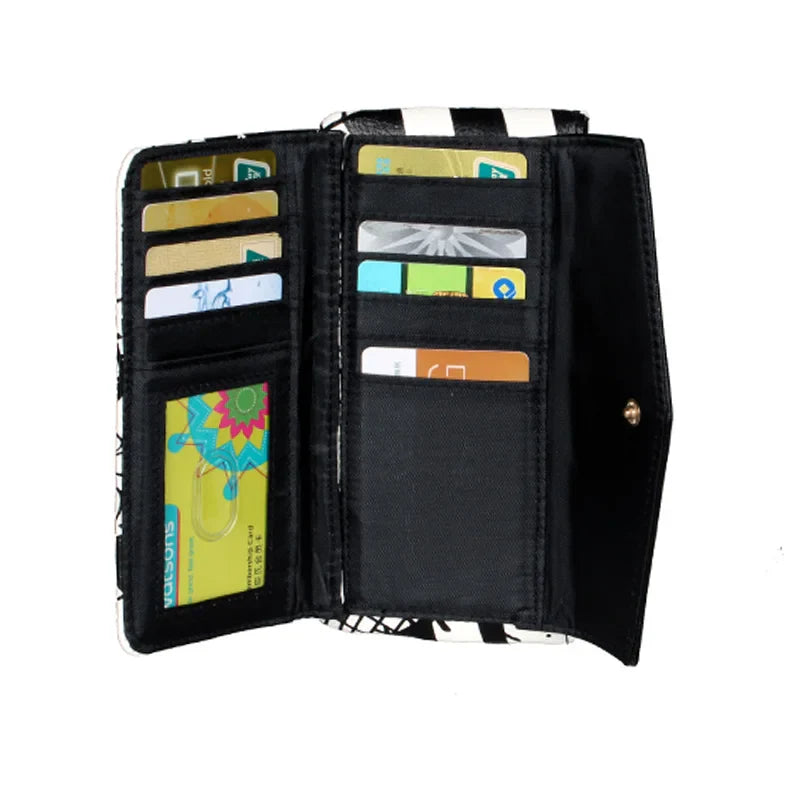 Printed Relief Wallet – Personalized Large Capacity Card Holder, Ideal Christmas Gift