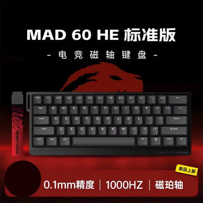 MadCatz MAD60/MAD68 HE 8K Magnetic Switch Gaming Keyboard – 60%/68% Wired RGB Mechanical Keyboard with Rapid Trigger & Custom Keys