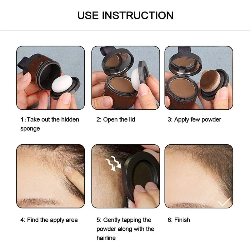 # Hairline Powder Root Cover Up - Waterproof Hair Concealer for Natural-Looking Hairline Coverage