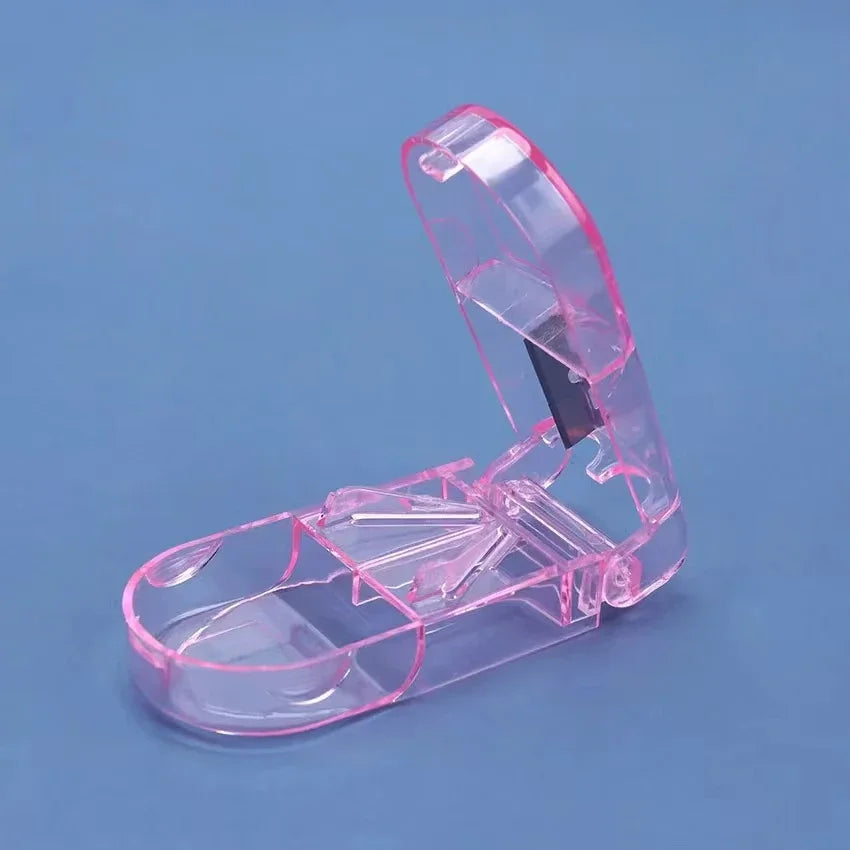 Portable Pill Cutter Box – Tablet Cutter & Medicine Holder for Easy Pill Splitting