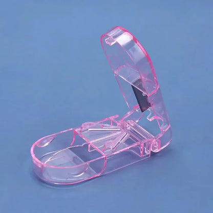 Portable Pill Cutter Box – Tablet Cutter & Medicine Holder for Easy Pill Splitting