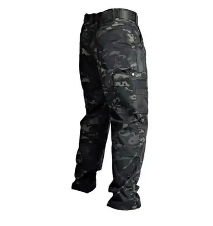 Wear Resistant Tactical Cargo Pants - Multi Pocket Outdoor Work Trousers for Men Spring Autumn Casual Jogger Style